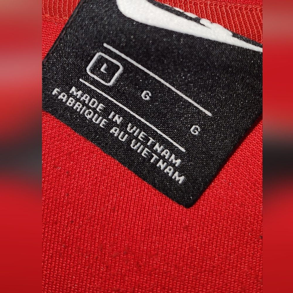 Nike Men's Red Full Zip Jacket - Size Large - Picture 4 of 5